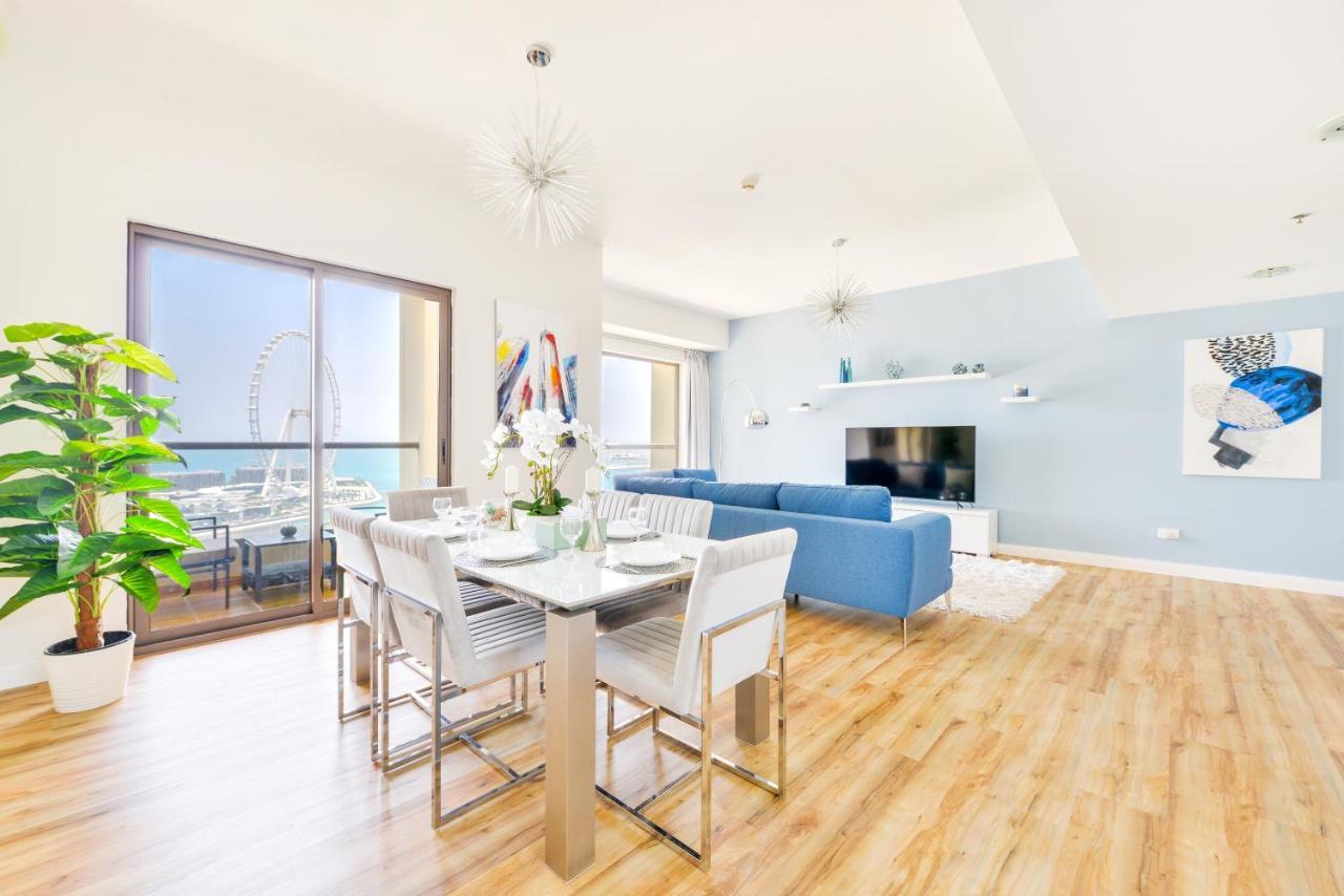 Luxury Jbr - Full Sea View - Free 5* Beach Resorts Access Dubai Ngoại thất bức ảnh